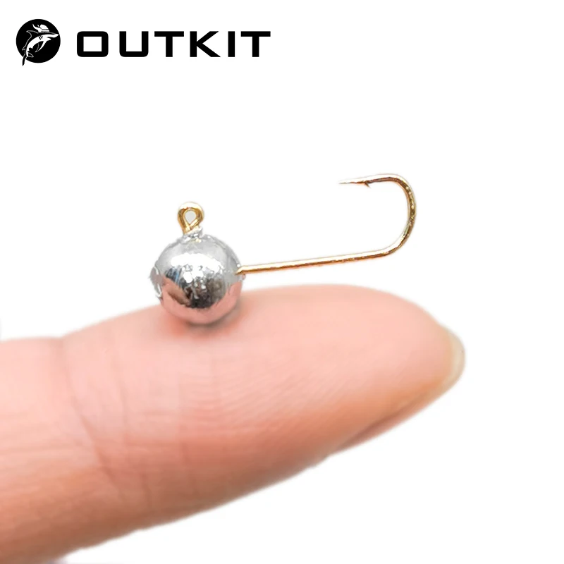 OUTKIT 10pcs Mini Jig Head Hoo - огляд і ціна Fishing Hook Barbless
