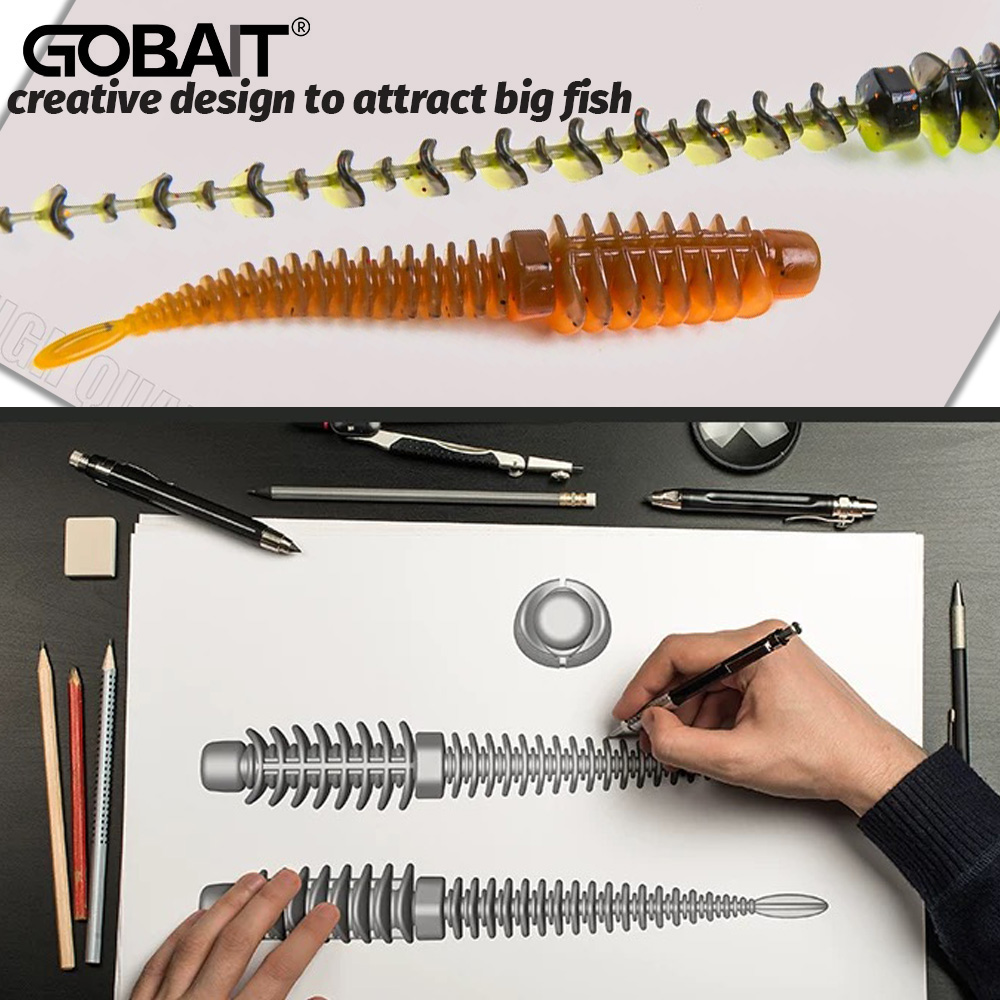 10PCS Soft Lures 6.5cm 7.5cm 8 - огляд і ціна Fishing Hook