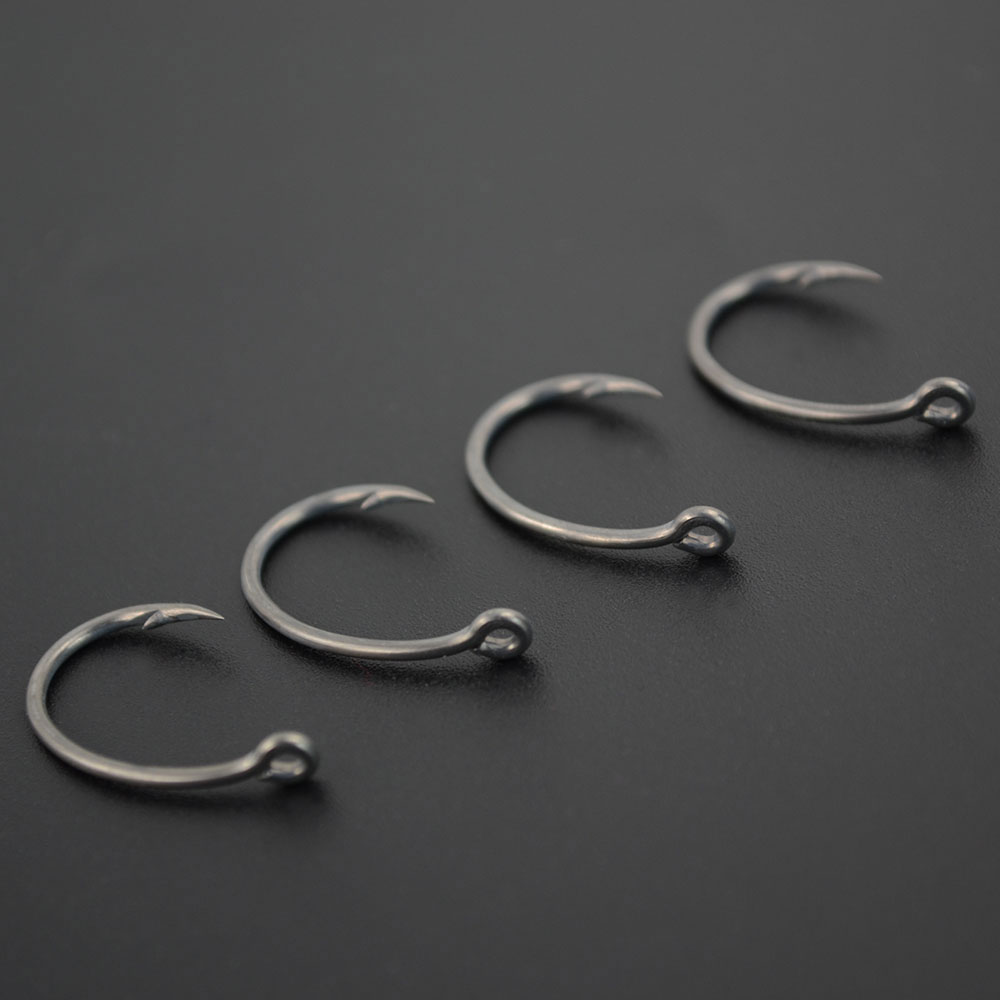 Hirisi 100pcs Coating High Car - огляд і ціна Fishing Hook Barbless