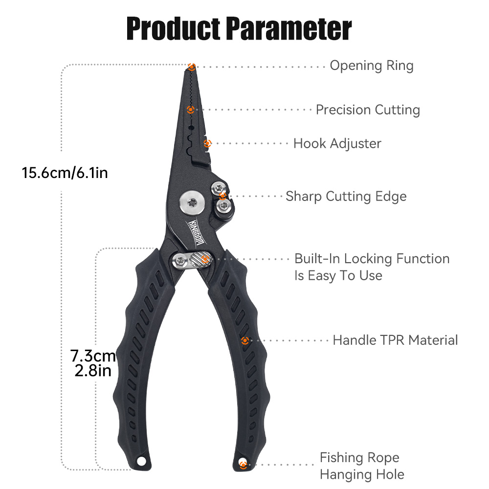Kingdom Fishing Pliers Multifu - огляд і ціна Fishing Hook Stainless Steel