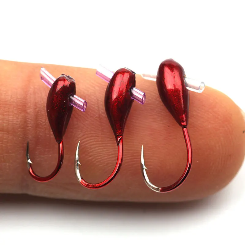 10/20PCS Winter Ice Fishing Ho - огляд і ціна Fishing Hook Barbless