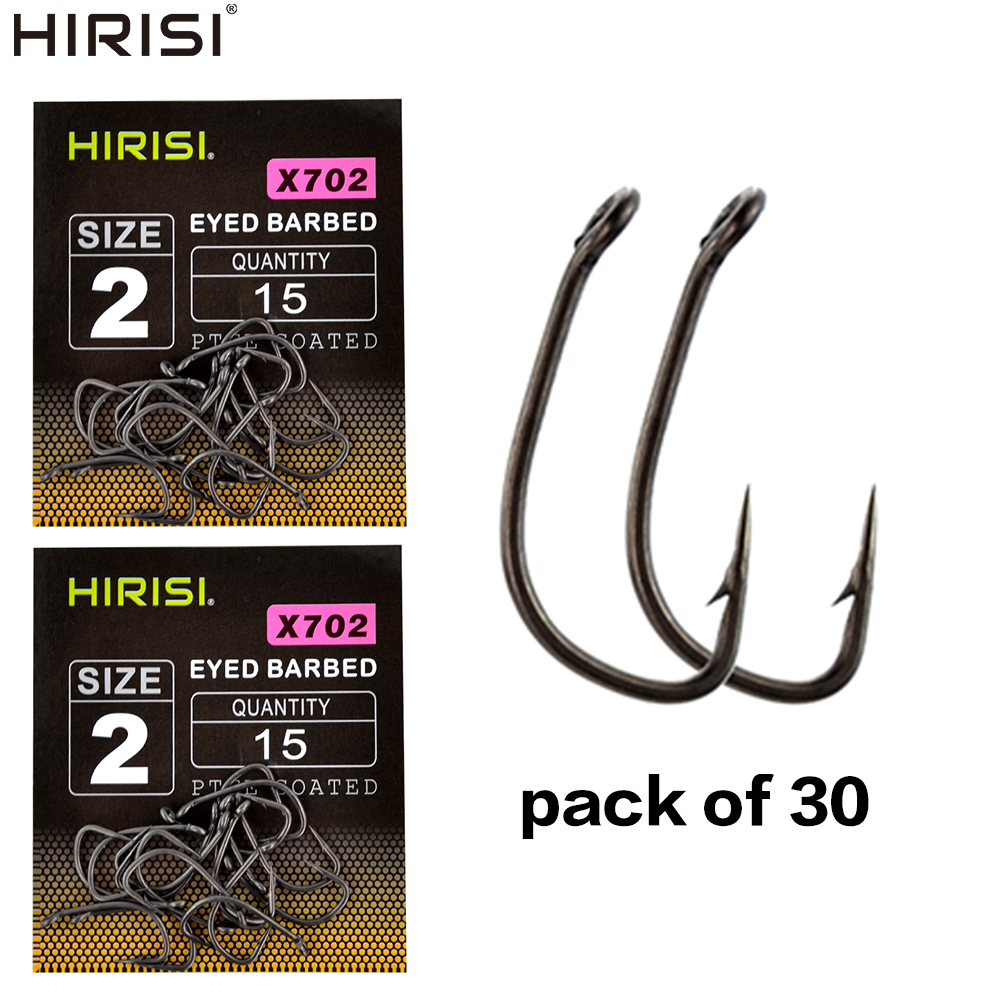 30pcs PTFE Coated High Carbon  - огляд і ціна Fishing Hook Assortment