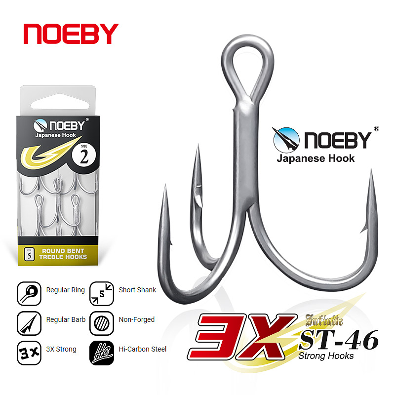 Noeby High Carbon Steel Fishin - огляд і ціна Fishing Hook Offset