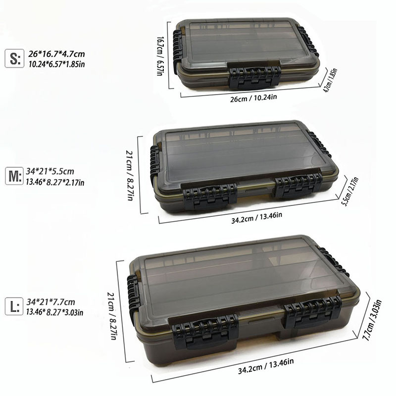 Waterproof Fishing Tackle Box  - огляд і ціна Fishing Hook Size